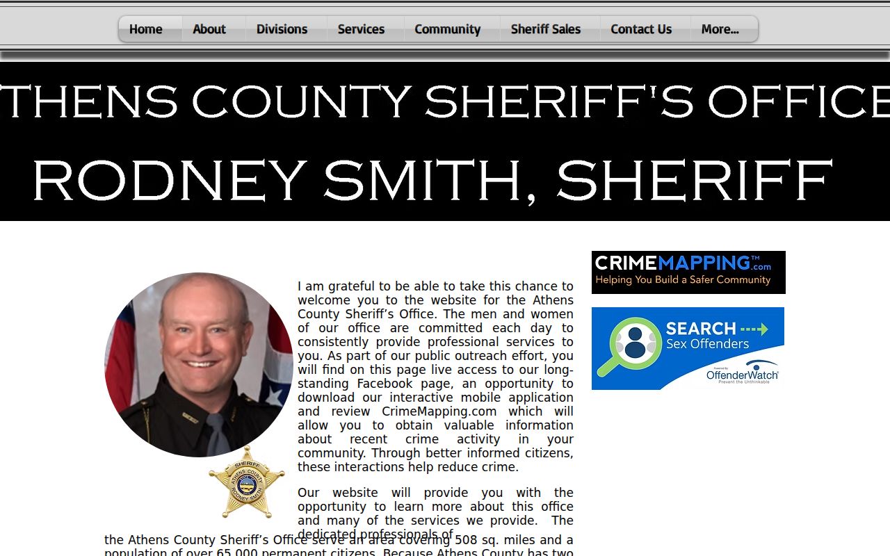 Athens residents directory source at the Athens County Sheriff